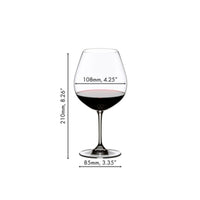 Vinum Pinot Noir / Burgundy Red (Set Of 2) 6416/07