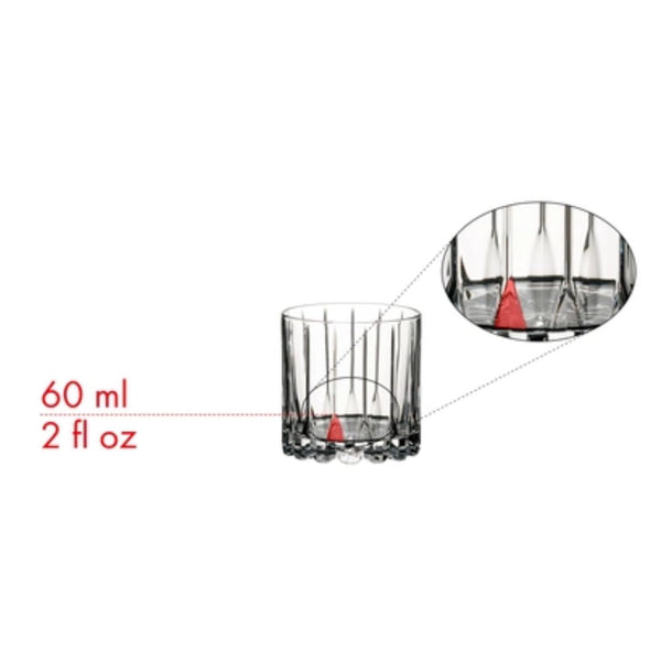 Riedel Bar Dsg Retail Rocks Glass  (Set Of 2) 6417/02