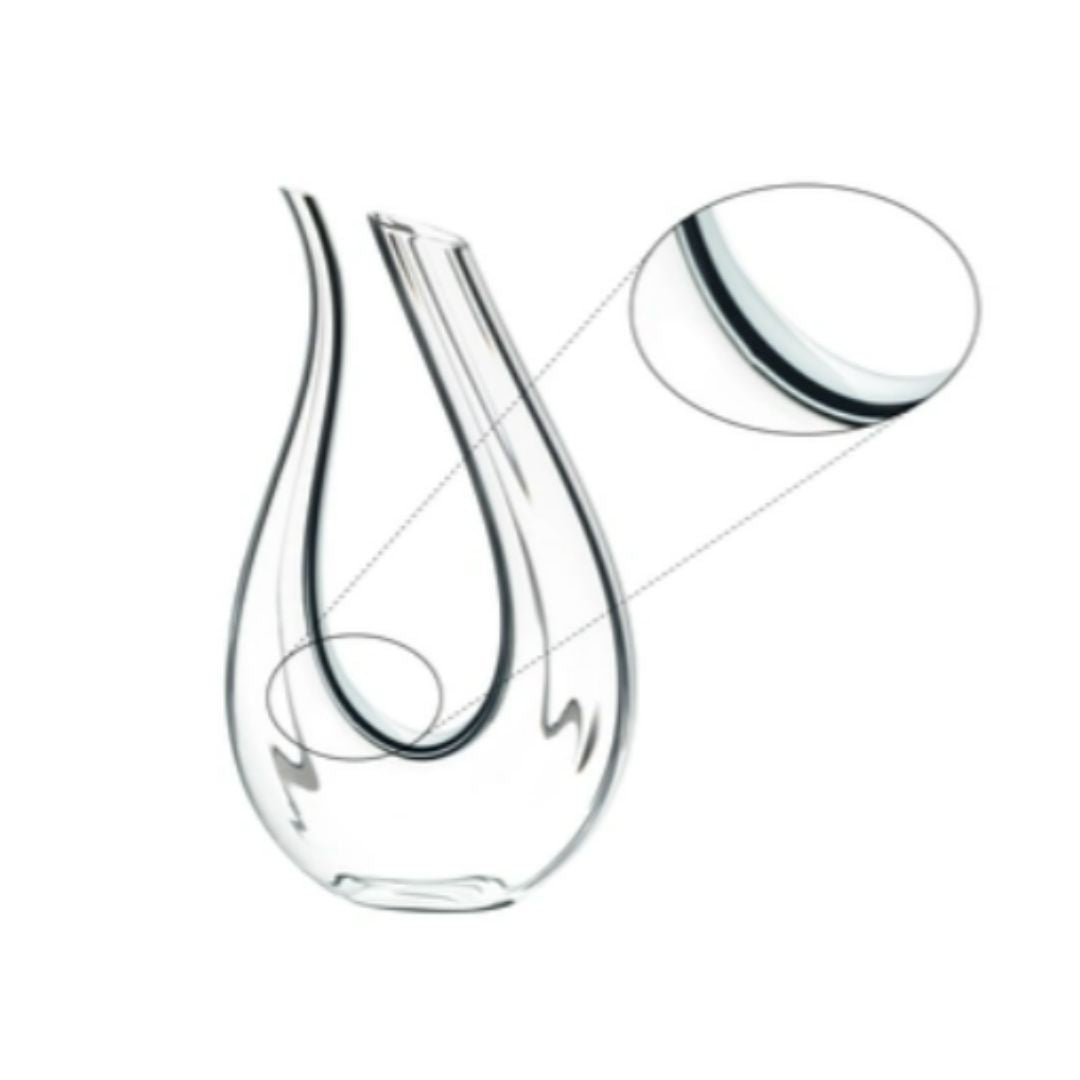 Riedel Decanter Amadeo Riedel Fatto A Mano Black White Black Optical 1756/00