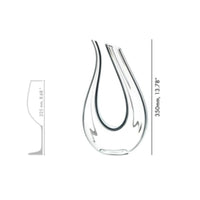 Riedel Decanter Amadeo Riedel Fatto A Mano Black White Black Optical 1756/00