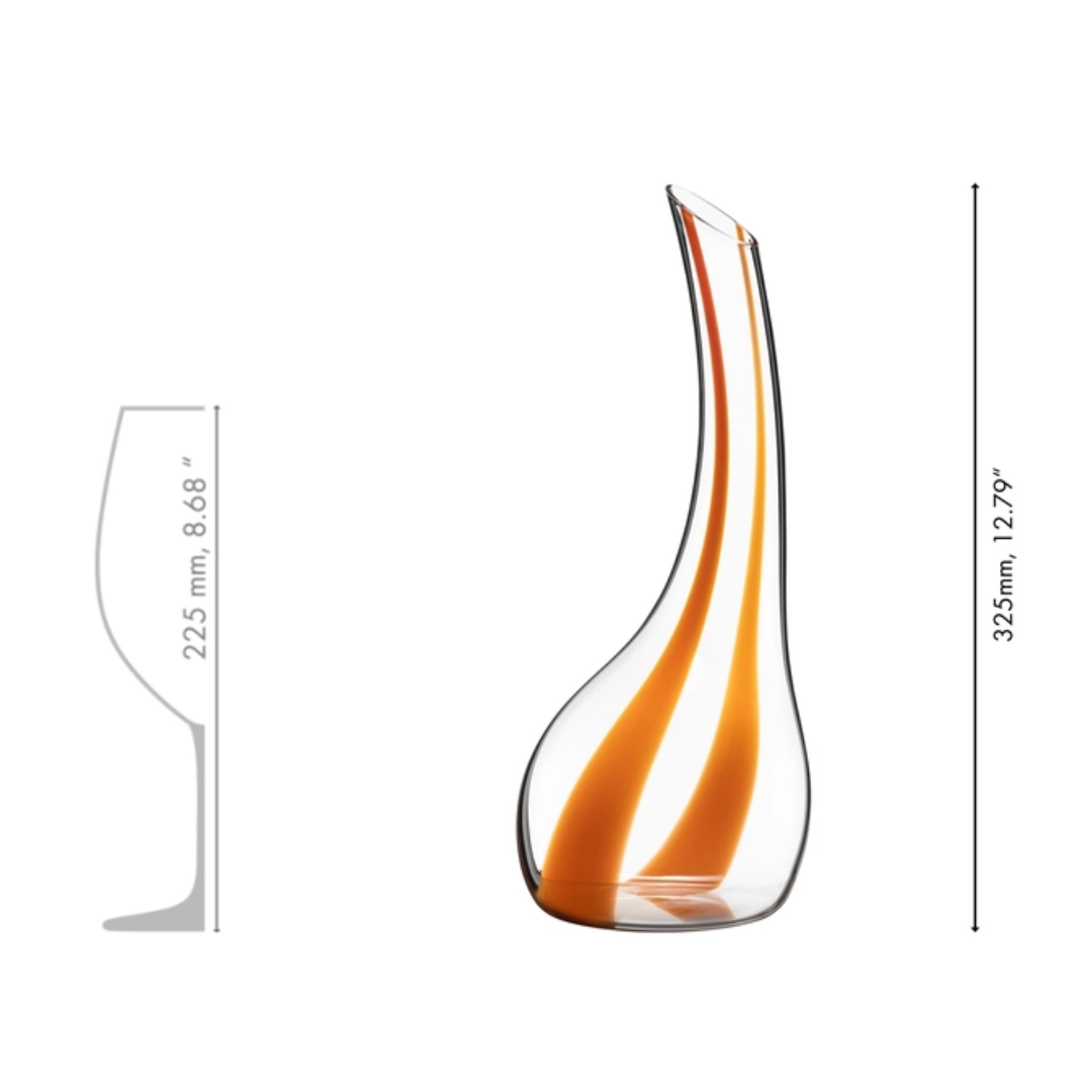RIEDEL Cornetto Arancio Decanter Orange 1977/13AR