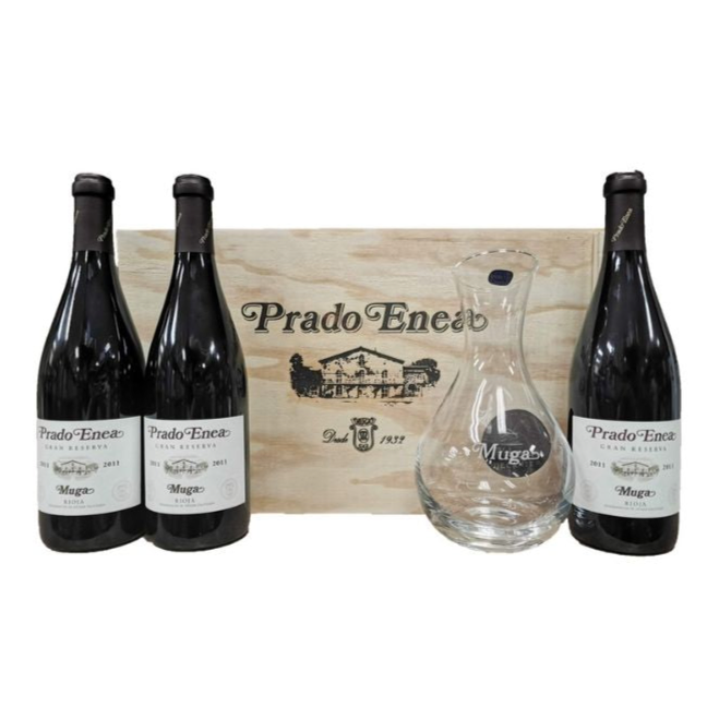 Muga Prado Enea 2014 750x3Bot + 1Pc Decanter