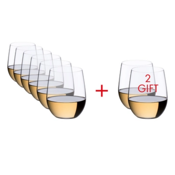 RIEDEL The O Wine Tumbler Viognier / Chardonnay [Set of 2 / Set of 8]