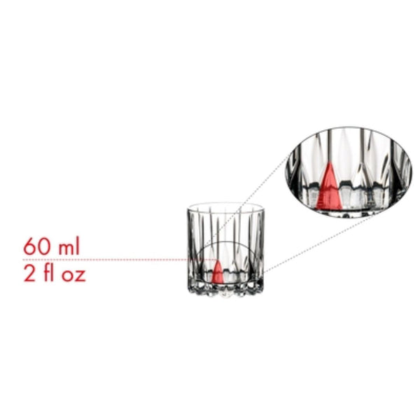Riedel Bar Dsg Retail Neat Glass  (Set Of 2) 6417/01
