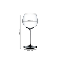 Riedel Fatto A Mano Black Tie Chardonnay 4110/07