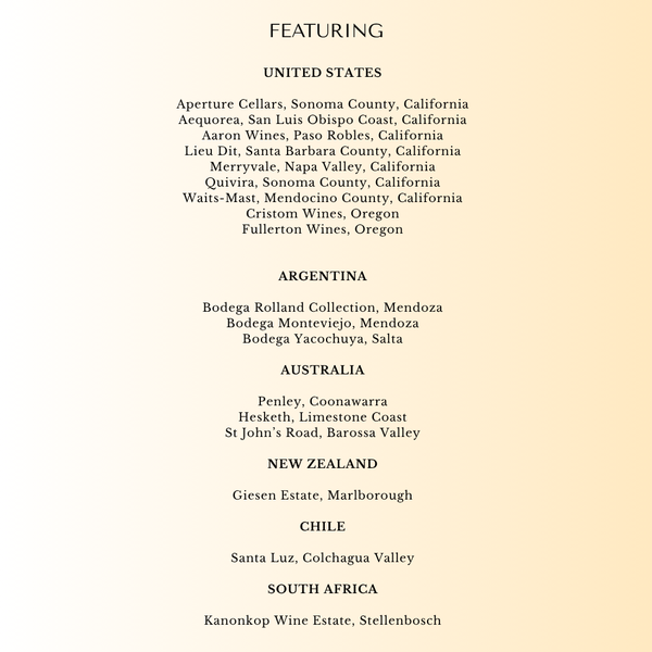 New World Portfolio Tasting 2026