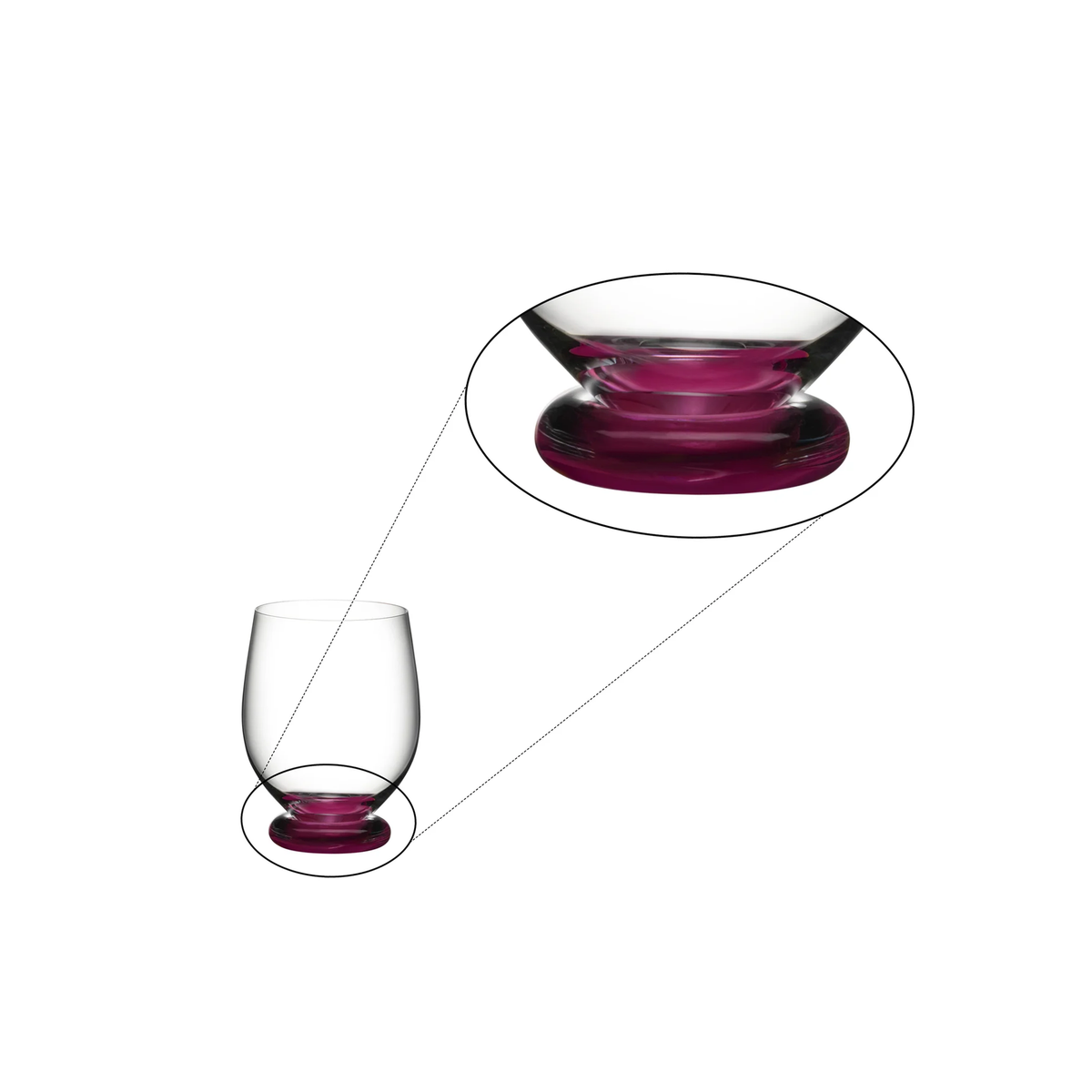RIEDEL Fatto A Mano by RIEDEL Tumbler Piccolo - Dragon Red