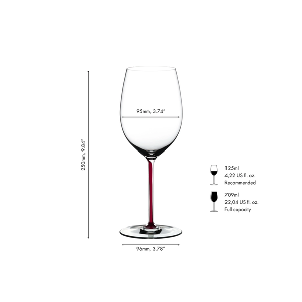 Riedel Fatto A Mano Cabernet/ Merlot Dragon Red 4900/0DR