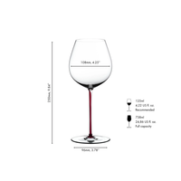 Riedel Fatto A Mano Pinot Noir Dragon Red 4900/07 DR