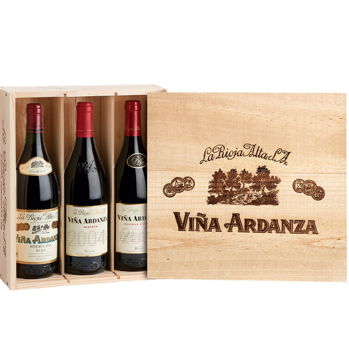 La Rioja Alta Vina Ardanza 1994,2001,2004 750x3Bot