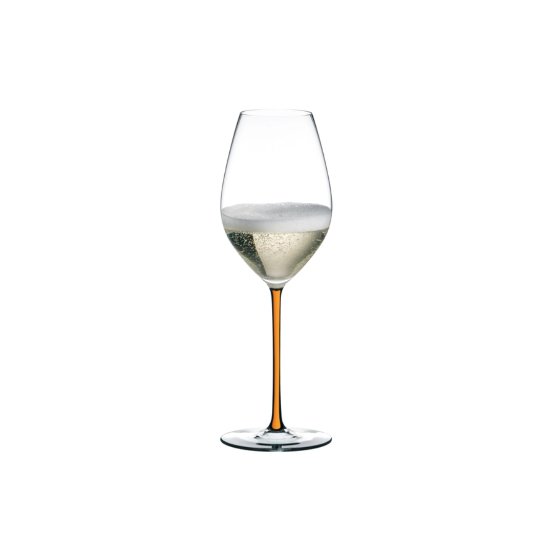 Riedel Fatto A Mano Champagne Wine Glass Orange 4900/28O