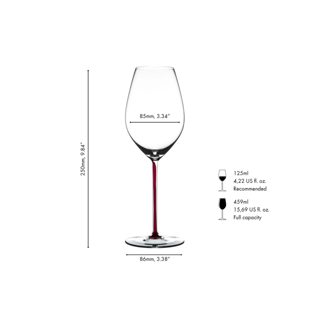 Riedel Fatto A Mano Champagne Wine Glass Dragon Red 4900/28DR