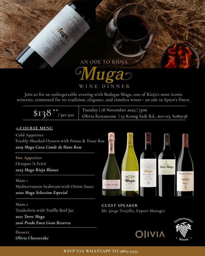Muga Wine Dinner @Olivia Restaurant