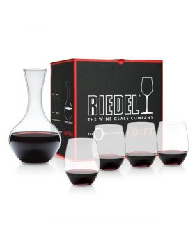 RIEDEL O Wine Tumbler Cabernet + Decanter Syrah Gift Set 5414/30