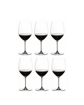 RIEDEL Veritas Cabernet / Merlot Wine Glasses Pay 4 Get 6 (SET OF 6'S) 5449/0-22 